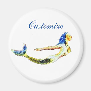 Swimming Mermaid Thunder_Cove Magnet