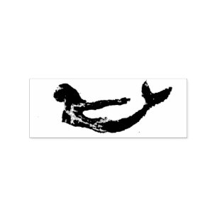 Swimming Mermaid Thunder_Cove Rubber Stamp