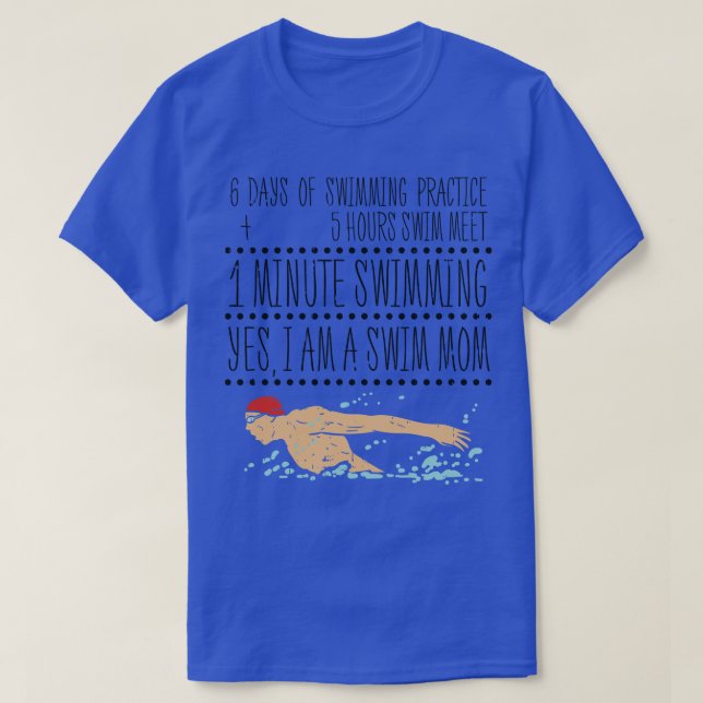 Swimming Mum T-Shirt (Design Front)