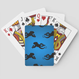 Swimming Octopus Silhouettes Playing Cards
