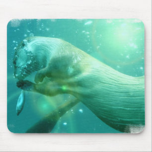 Swimming Otter Mouse Pad