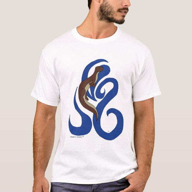 Swimming otter T-Shirt (Front)