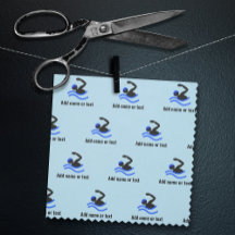 Swimming Pattern with swimmer in goggles any text