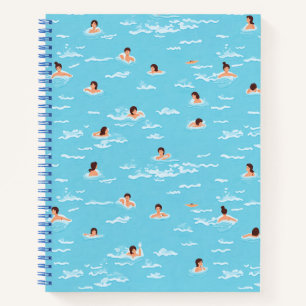 swimming people notebook