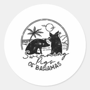 Swimming Pigs Of Hamas - Hamas North Sea Beach Vac Classic Round Sticker