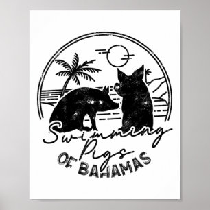 Swimming Pigs Of Hamas - Hamas North Sea Beach Vac Poster