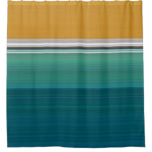 Swimming Pool Abstract Shower Curtain