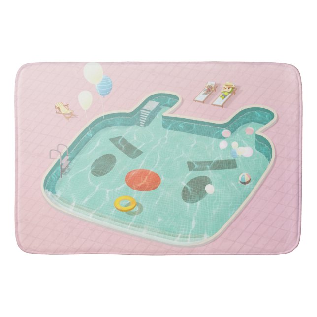 Swimming Pool Bath Mat (Front)