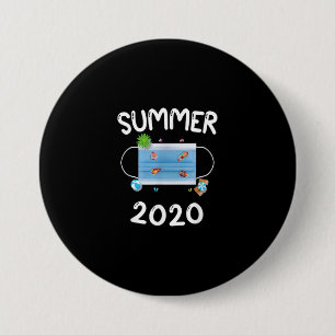 Swimming Pool Face Mask Masks Meme Gag T-Shirt 7.5 Cm Round Badge