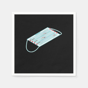Swimming Pool Face Mask Masks Meme Gag T-Shirt Napkin