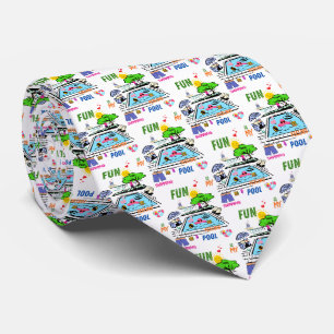 Swimming Pool Fun Tie