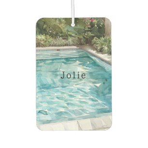 Swimming Pool House Car Air Freshener