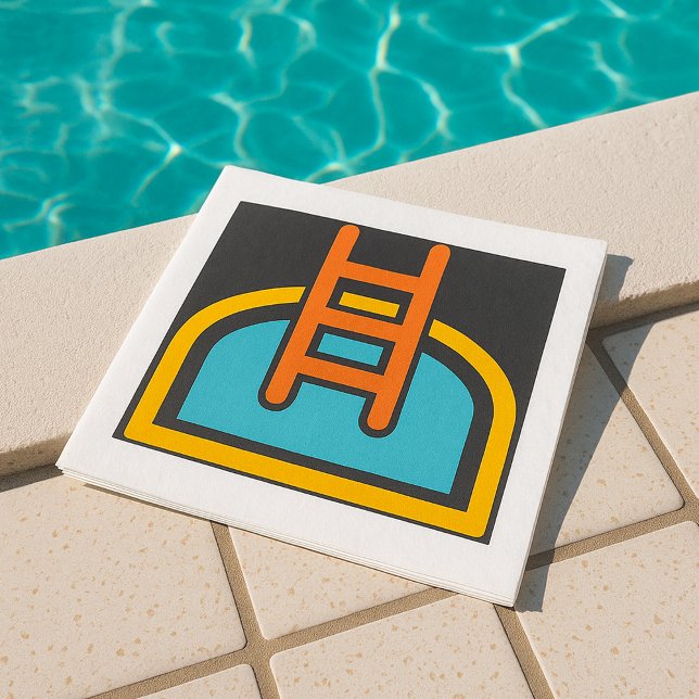 Swimming Pool Icon Napkin (Creator Uploaded)