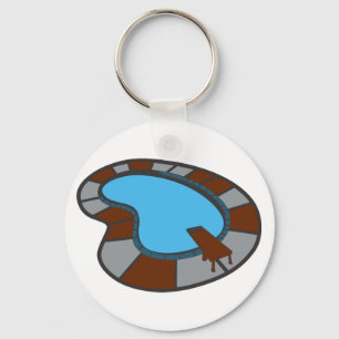 Swimming Pool Key Ring