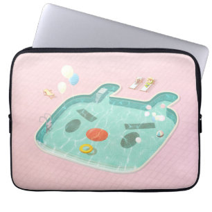 Swimming Pool Laptop Sleeve