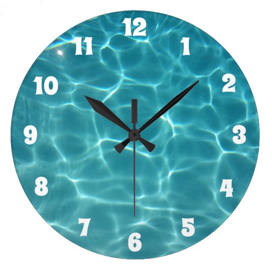 Swimming Pool Large Clock | Zazzle.com.au