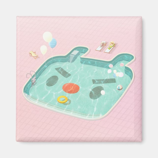Swimming Pool Magnet (Front)