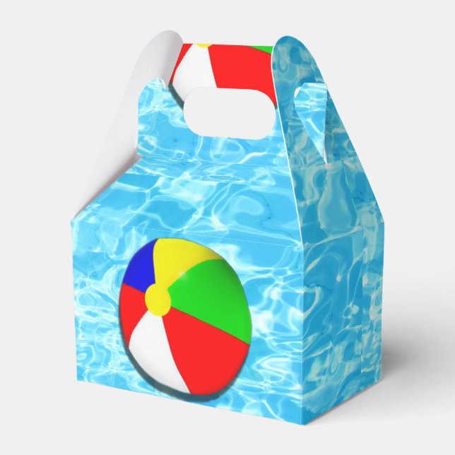 Swimming Pool Party Favour Box (Front Side)