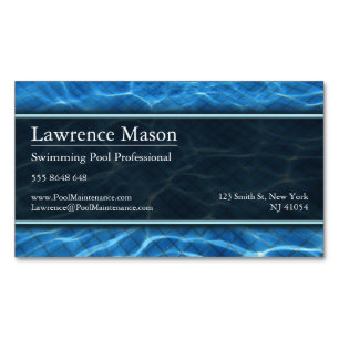 Swimming Pool Photo - Business Card