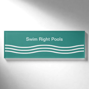 Swimming Pool Service Staff Name Tags