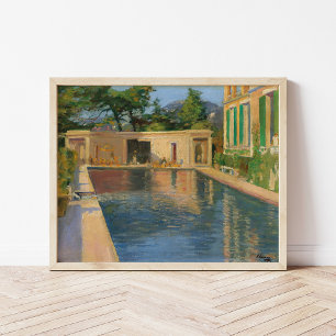 Swimming Pool, Southern France   Sir John Lavery Poster