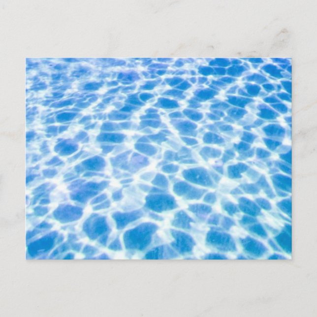 Swimming Pool Surface Postcard (Front)