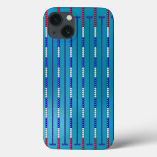 Swimming Pool Swimmer iPhone 13 Case