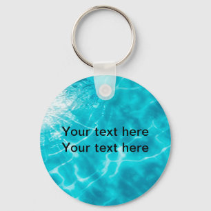 Swimming Pool Theme Promotional Keychains
