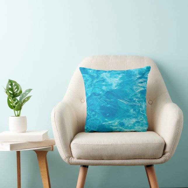 swimming pool water abstract cushion (Chair)