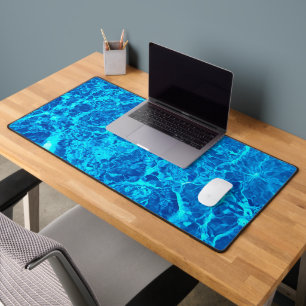 Swimming Pool Water Abstract Desk Mat