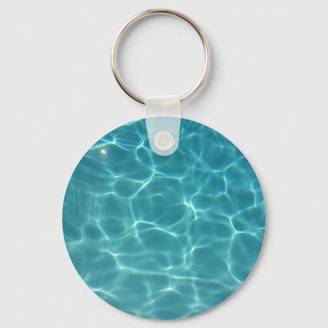 swimming pool Water Key Ring (Front)