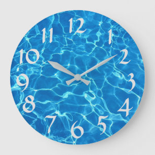 Swimming Pool Water Large Clock