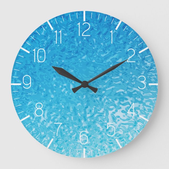 Swimming Pool Water Large Clock (Front)