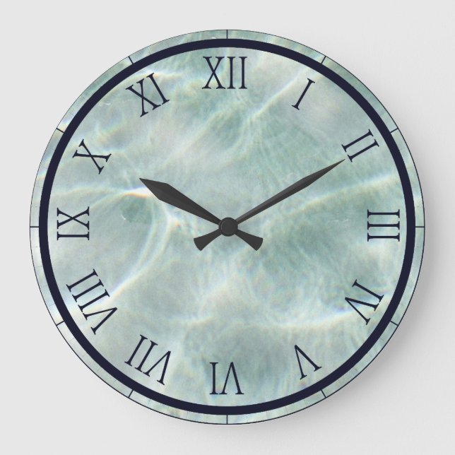 Swimming Pool Water Large Clock (Front)