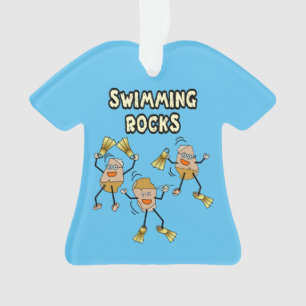 Swimming Rocks Ornament