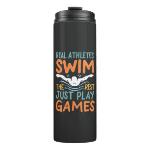 Swimming Saying Thermal Tumbler