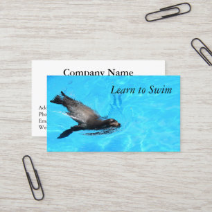 Swimming Seal Business Card