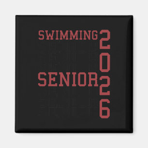 Swimming Senior Night Swim Senior 2026 Graduation Magnet