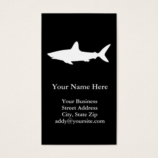 Swimming Shark Business Card
