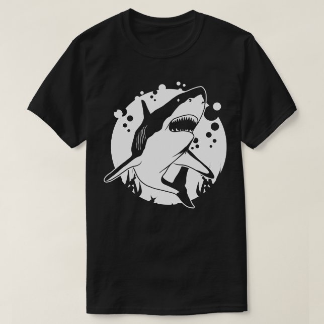 Swimming Shark T-Shirt (Design Front)