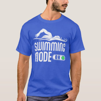 Swimming Slogan funny Quote Swim boy T-Shirt