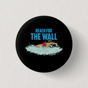 Swimming Swimmer Swimming Trainer 3 Cm Round Badge