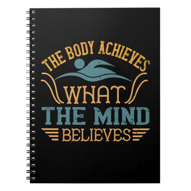Swimming - The body achieves Notebook (Front)