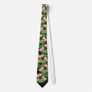 Swimming Through the Lotuses Tie