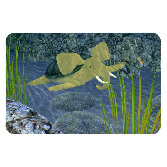 Swimming Turphant Magnet (Horizontal)