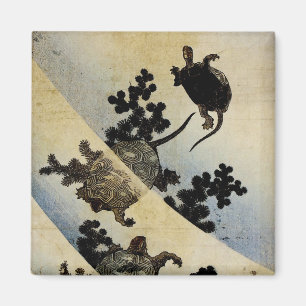 Swimming Turtles Magnet