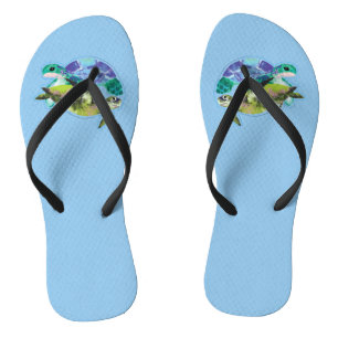 Swimming Turtles Thongs