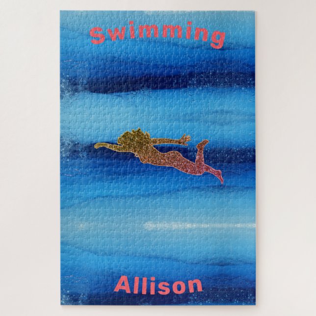 Swimming Under the Sea Jigsaw Puzzle (Vertical)