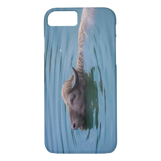 Swimming Water Buffalo Case-Mate iPhone Case (Back)