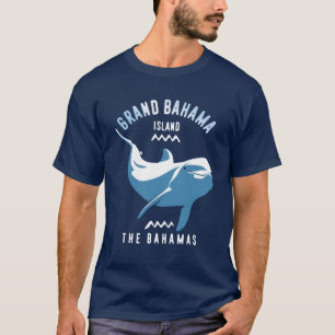 Swimming with Dolphins Grand Bahama Scuba Diving T-Shirt